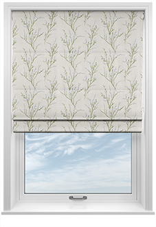 Laura Ashley Pussy Willow Embroidery, Hedgerow - Roman Blind